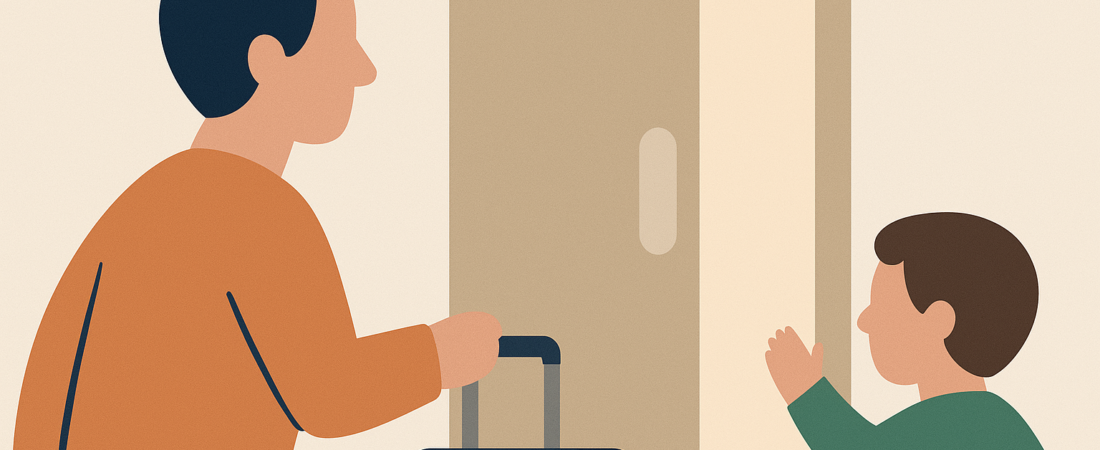 Comment gérer les départs et retours en garde alternée : côté papa